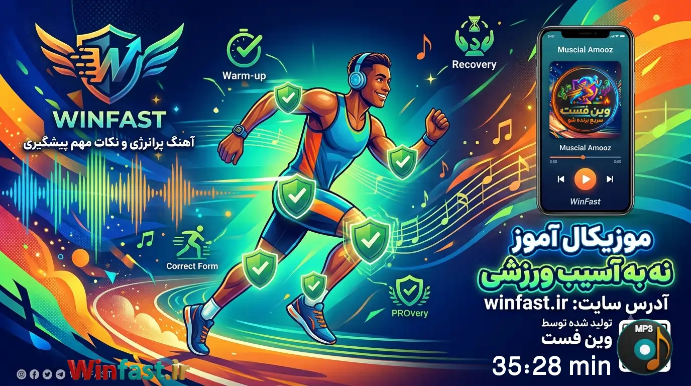 آهنگ موزیکال آموز نه به آسیب ورزشی